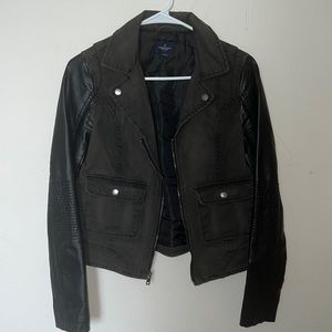American Eagle leather jacket